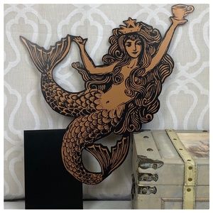 Starbucks 2012 Mermaid Wall Art Display